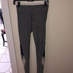 gray high rise stretchy leggings
